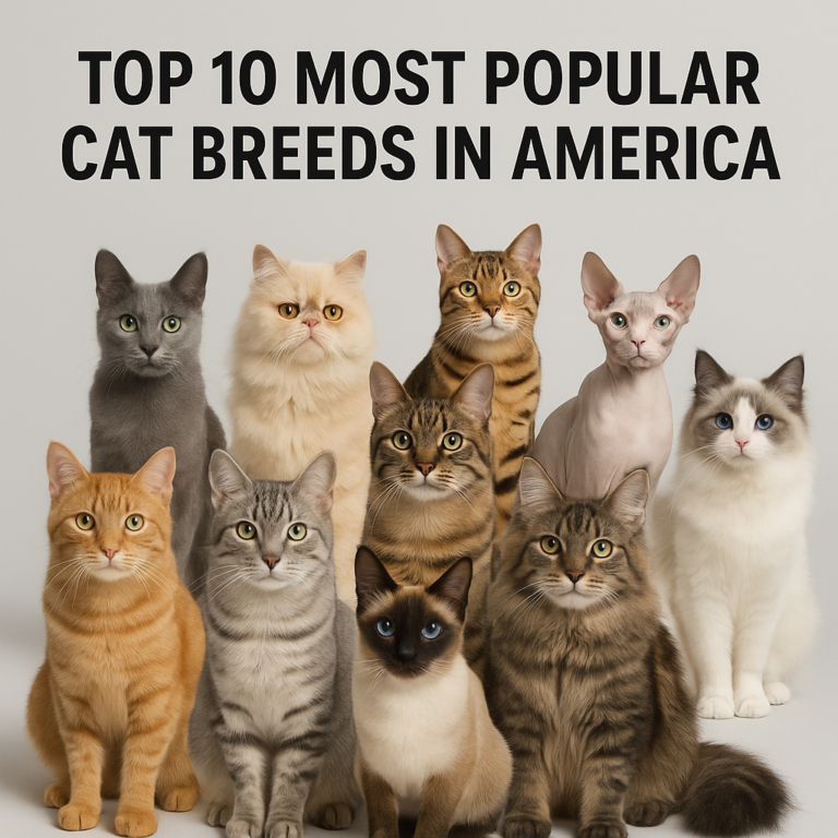 Top 10 Most Popular Cat Breeds in America