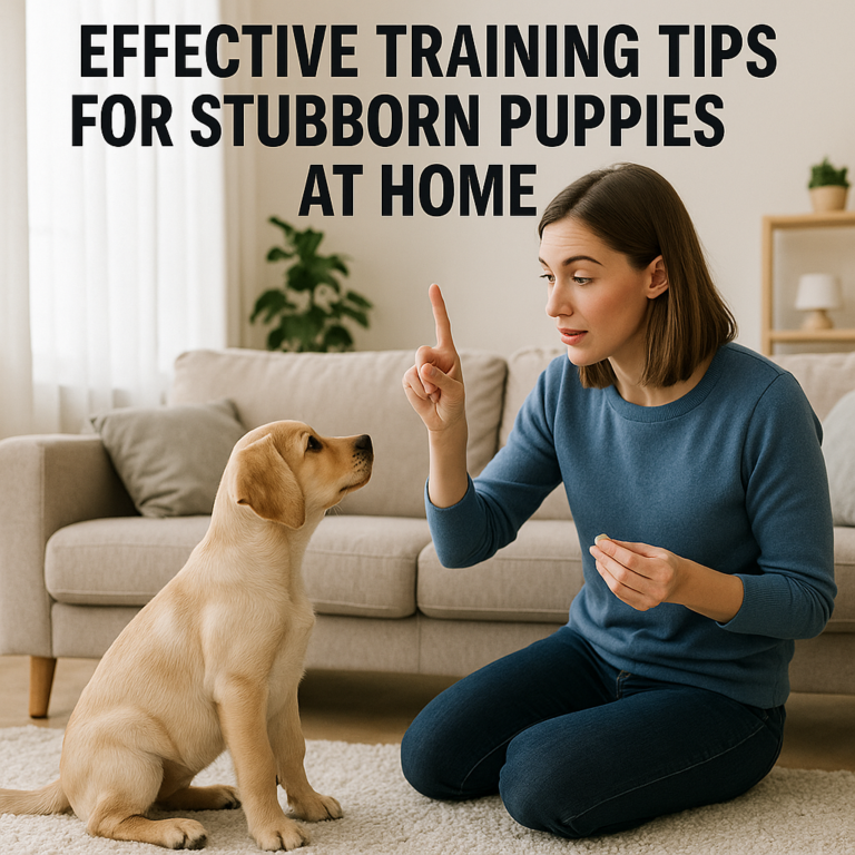Effective Training Tips for Stubborn Puppies at Home