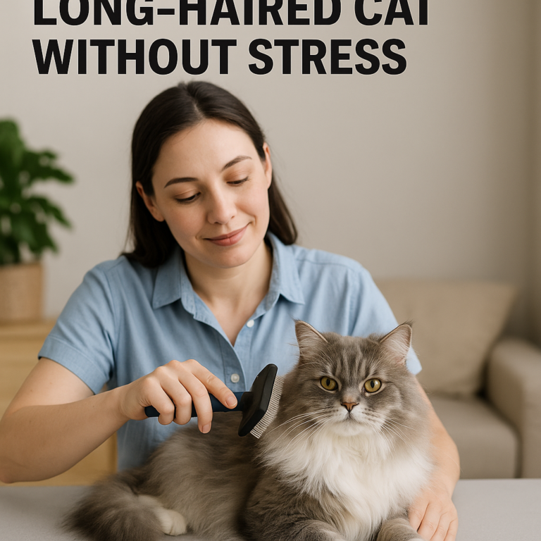 How to Groom a Long-Haired Cat Without Stress