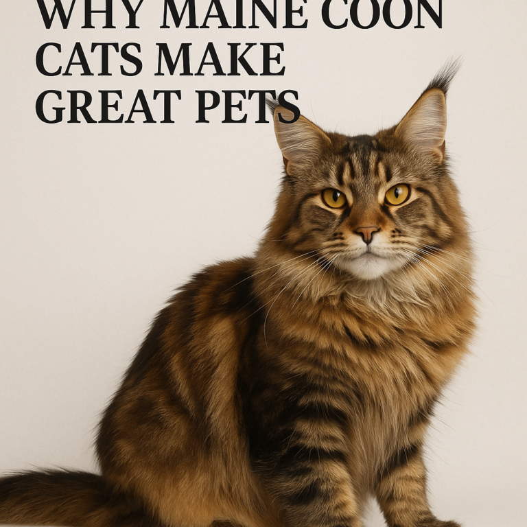 Why Maine Coon Cats Make Great Pets