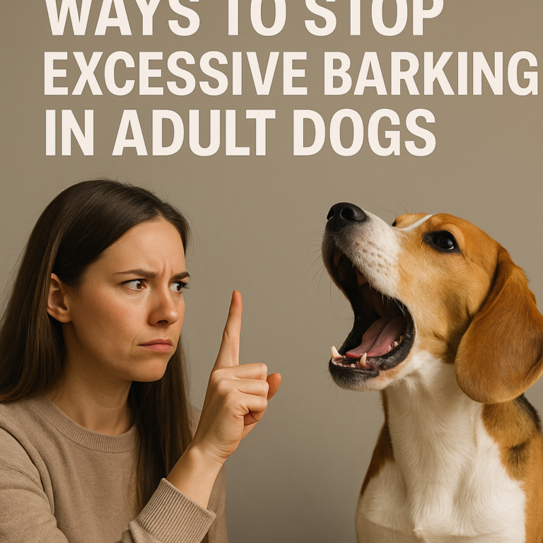 Ways to Stop Excessive Barking in Adult Dogs