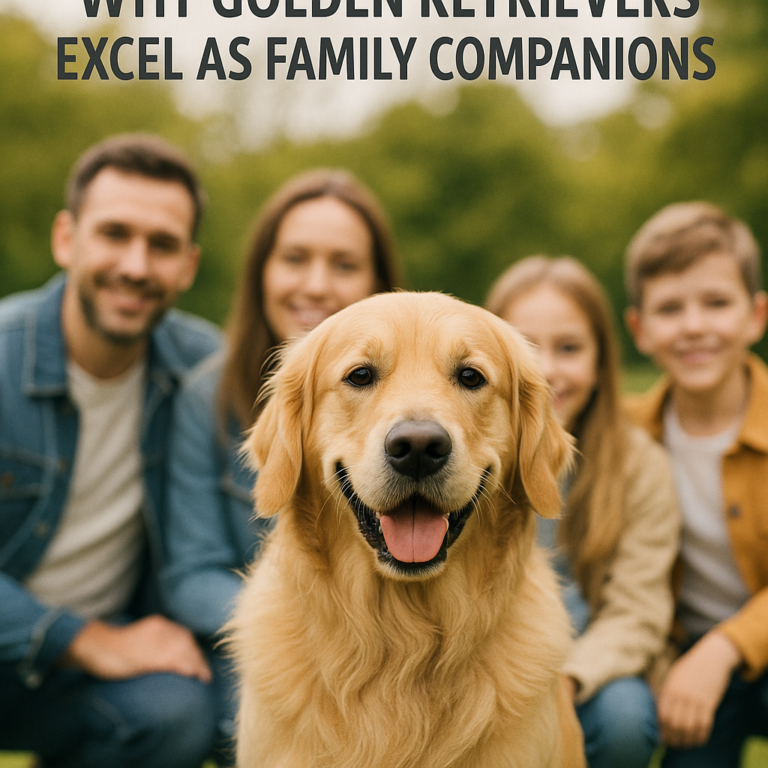 Why Golden Retrievers Excel as Family Companions