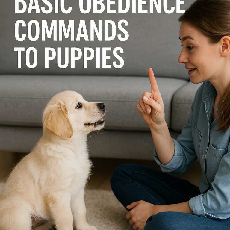 How to Teach Basic Obedience Commands to Puppies