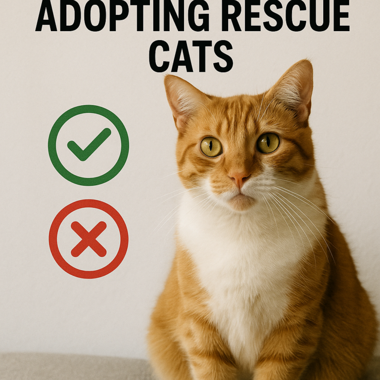Pros and Cons of Adopting Rescue Cats