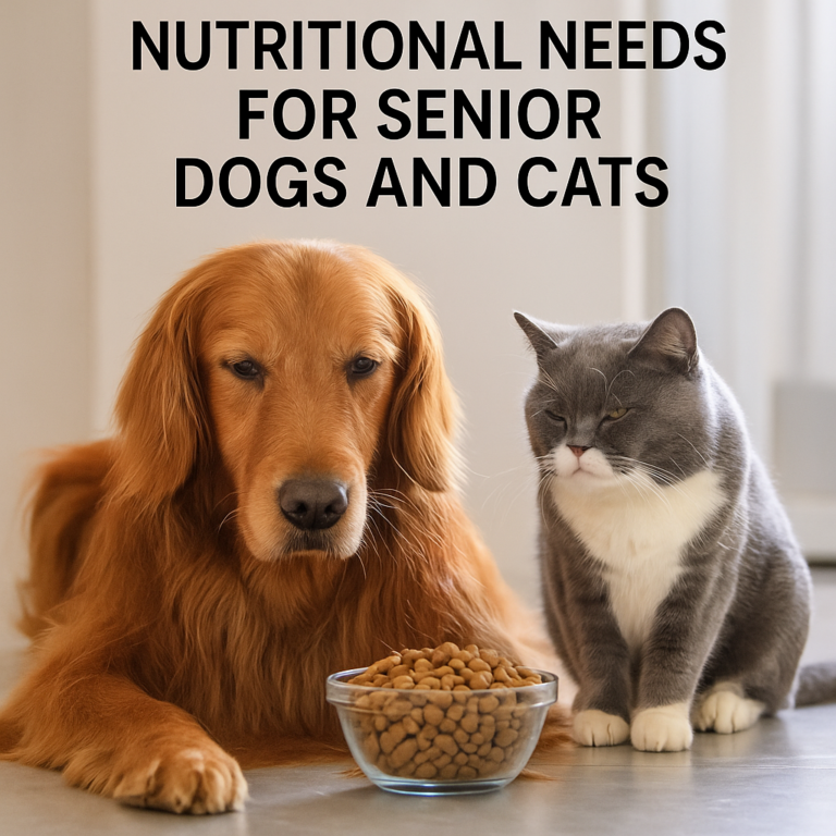 Nutritional Needs for Senior Dogs and Cats