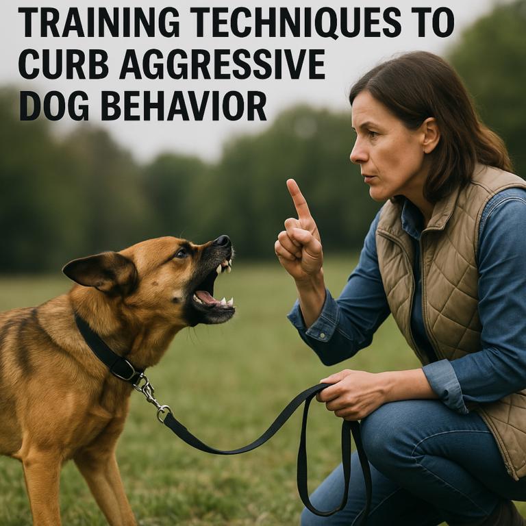 Training Techniques to Curb Aggressive Dog Behavior