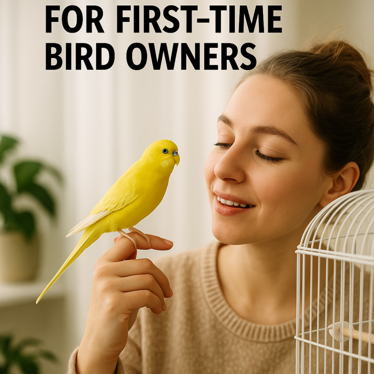 Essential Pet Care Tips for First-Time Bird Owners