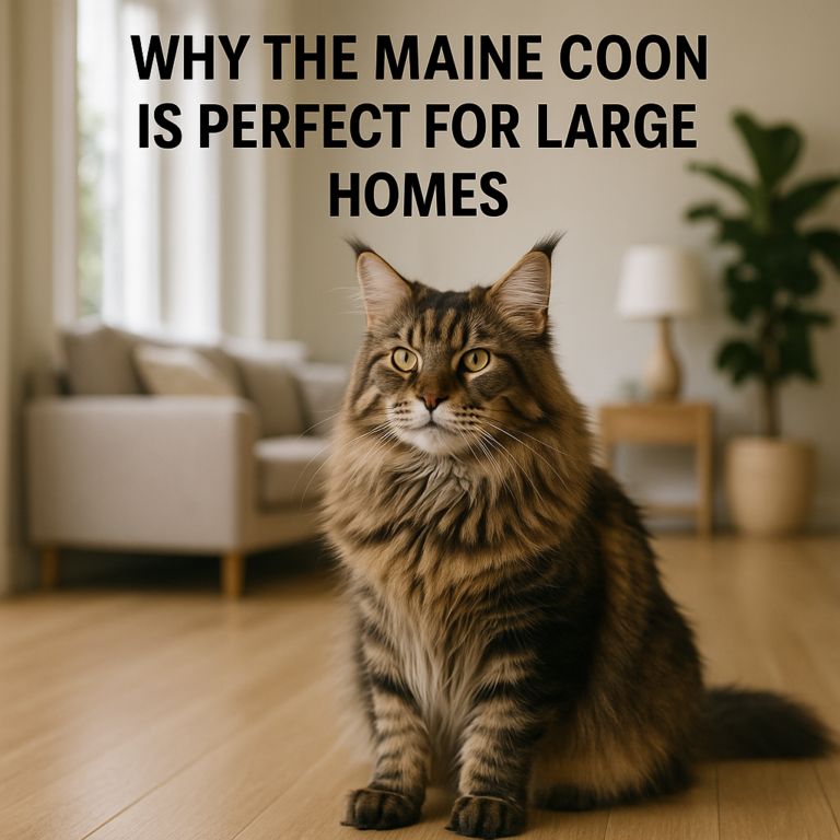 Why the Maine Coon Is Perfect for Large Homes