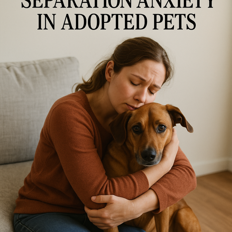 How to Handle Separation Anxiety in Adopted Pets