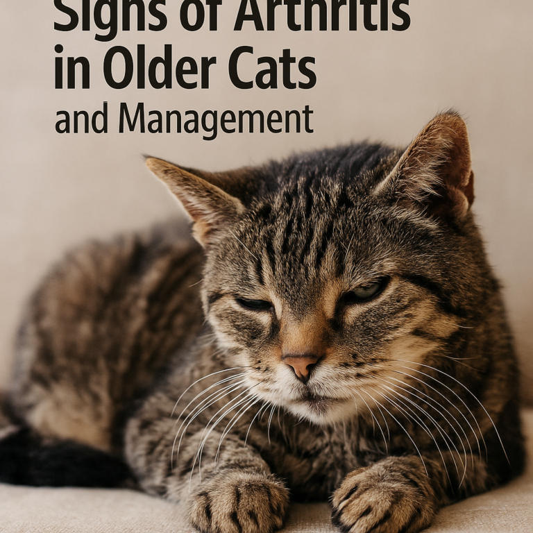 Signs of Arthritis in Older Cats and Management