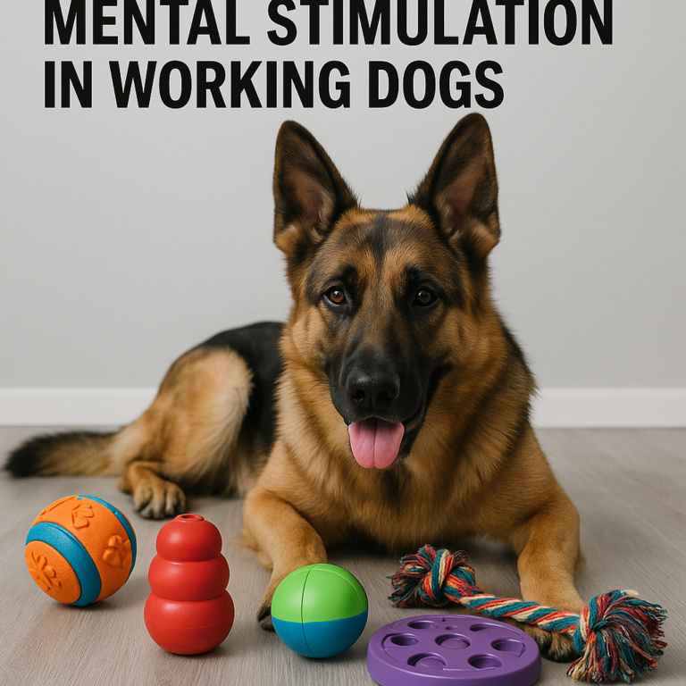 Best Toys for Mental Stimulation in Working Dogs