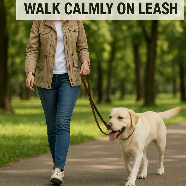 Training Your Dog to Walk Calmly on Leash