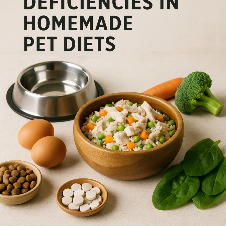 Common Nutritional Deficiencies in Homemade Pet Diets