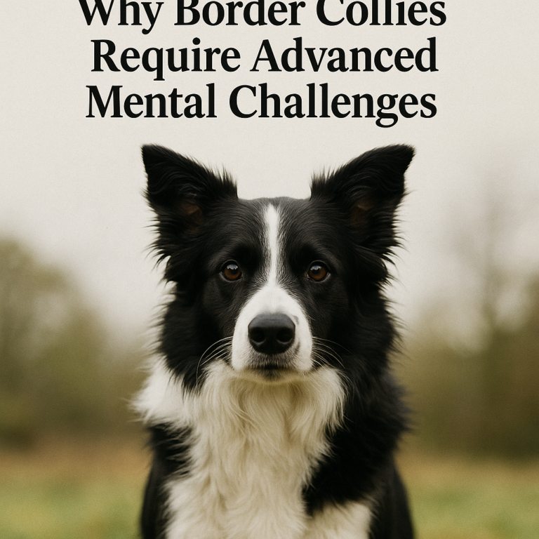 Why Border Collies Require Advanced Mental Challenges