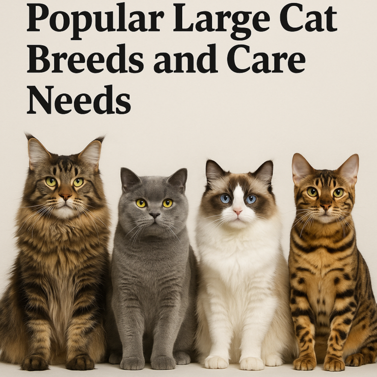 Popular Large Cat Breeds and Care Needs