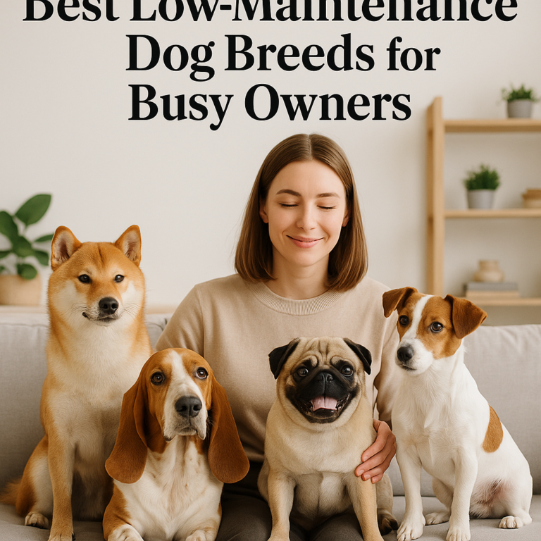 Best Low-Maintenance Dog Breeds for Busy Owners