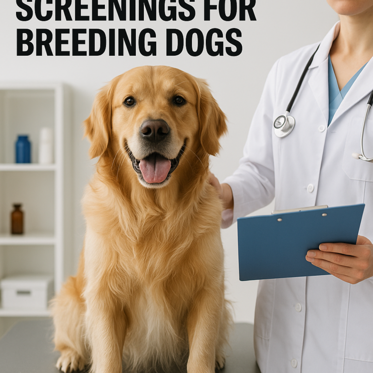 Essential Health Screenings for Breeding Dogs