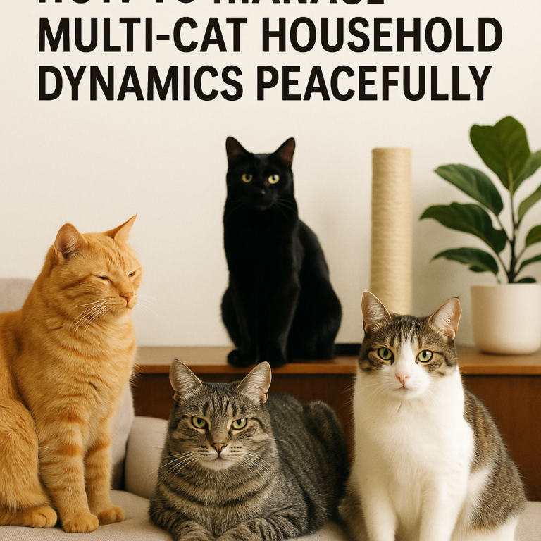 How to Manage Multi-Cat Household Dynamics Peacefully