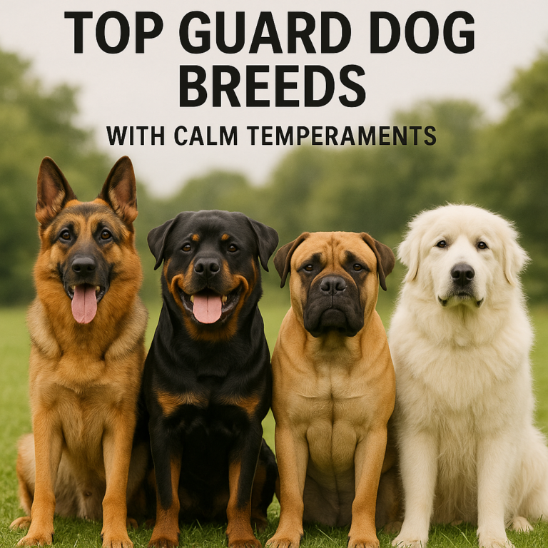 Top Guard Dog Breeds With Calm Temperaments