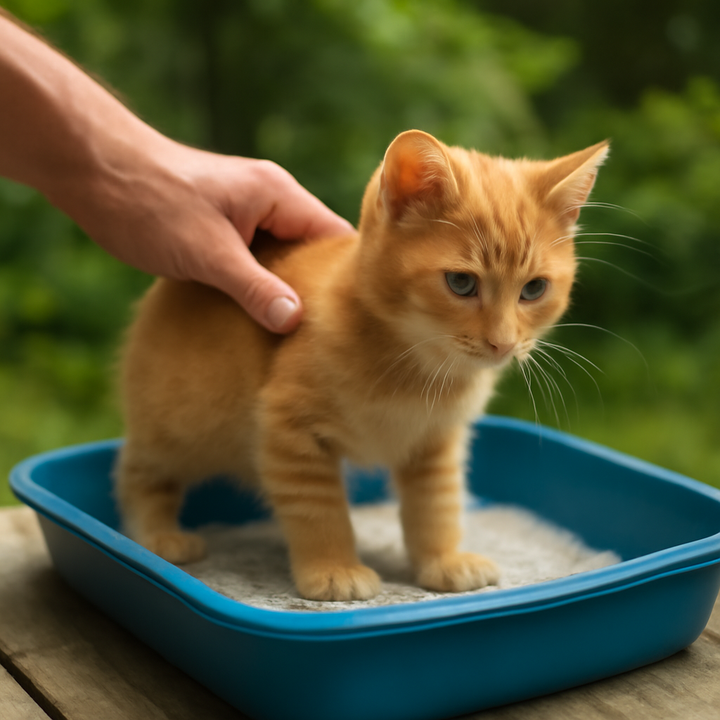 How to Train a Cat to Use Litter