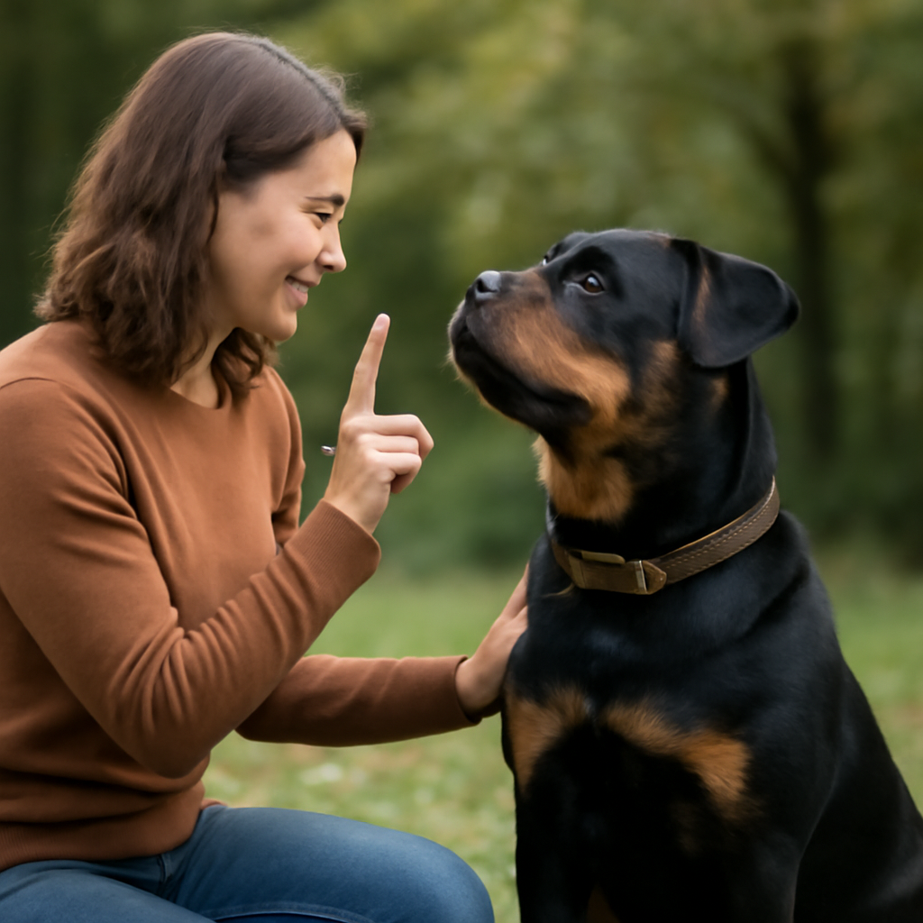 Building Protective Loyalty in Your Rottweiler Through Positive Training