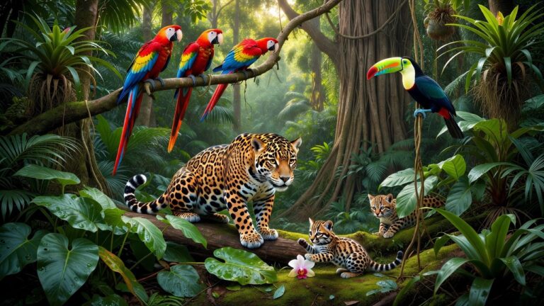 Rainforest Animals: Colorful Creatures of the Jungle