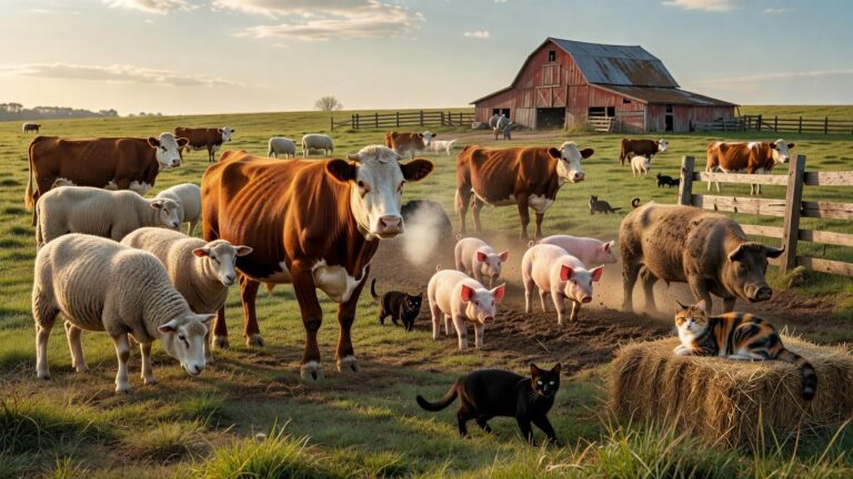 Farm Animals: Complete Guide to the Creatures That Feed Our Nation
